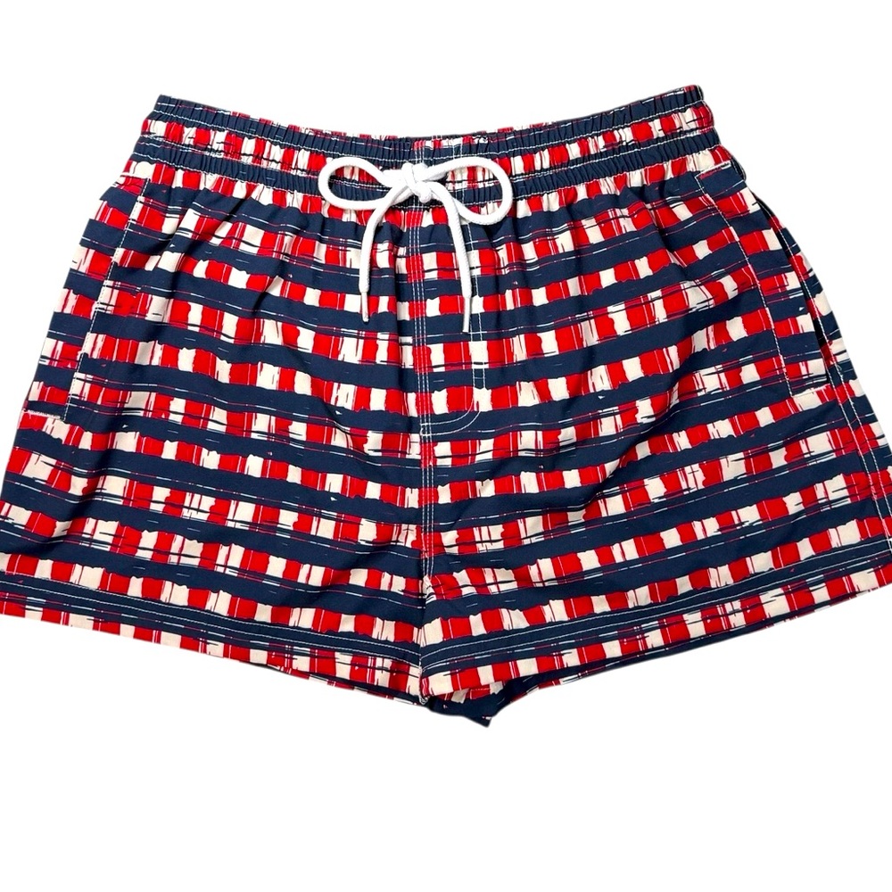 Southern Proper Small Plaid Swim Shorts